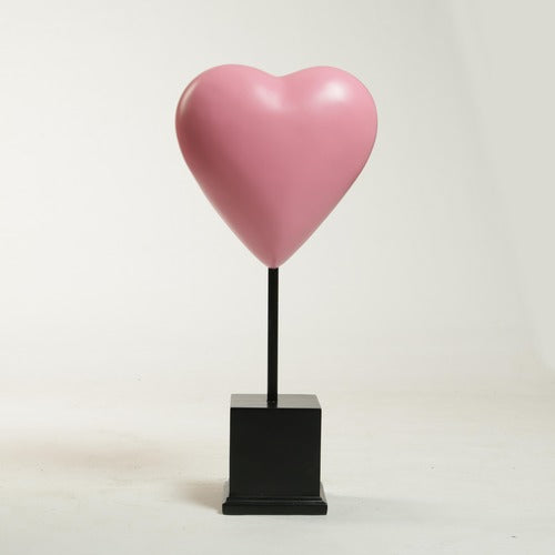 Valentine Heart On Pole X Statue (14-Inch)