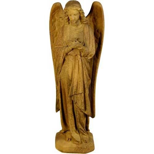 Chapel Crossed Angel 26 Outdoor/Indoor Statue - Bella Statues