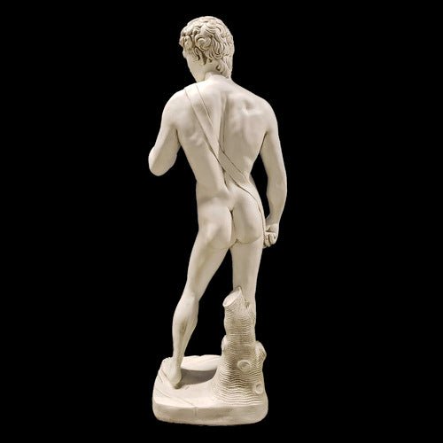 Lifesize Biblical Hero David Standing 44 Outdoor/Indoor Statue - Bella Statues