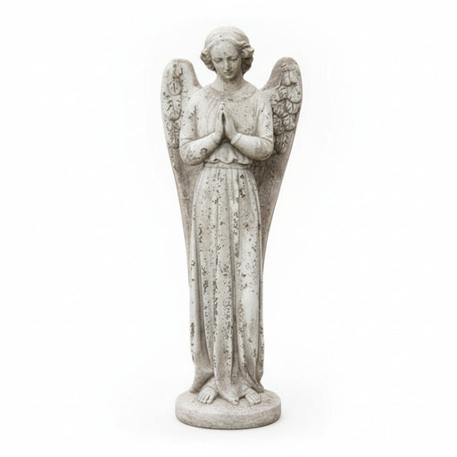 Standing Angel Outdoor Statue (21 - Inch) - Bella Statues