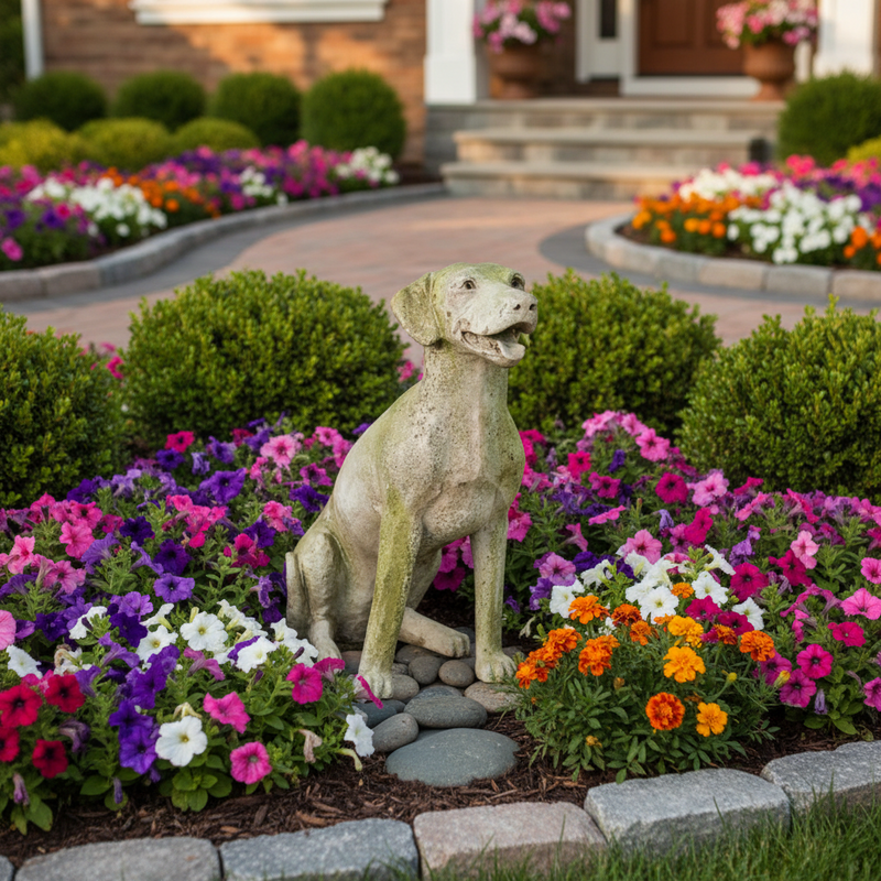 Dalmatian Dog Garden Statue (24-Inch)