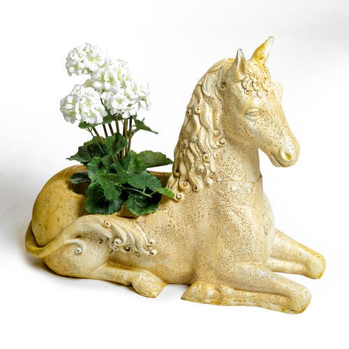 Fantasy Horse Planter 23 Outdoor/Indoor Statue - Bella Statues