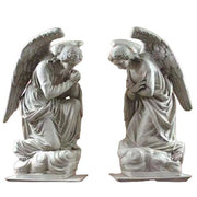 Pair Of Kneeling Angels Outdoor Statue (56 - Inch) - Bella Statues