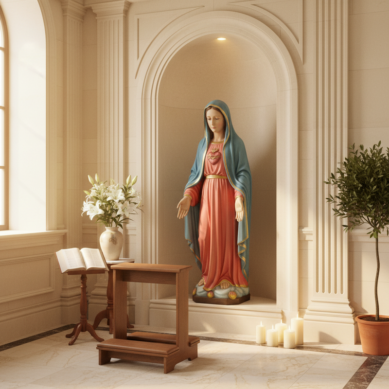 Mary with Sword Statue (35-Inch)