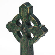 Celtic crosses with ornate, old world European patterns and intricate medieval knotwork in classical standing designs. Other Angle