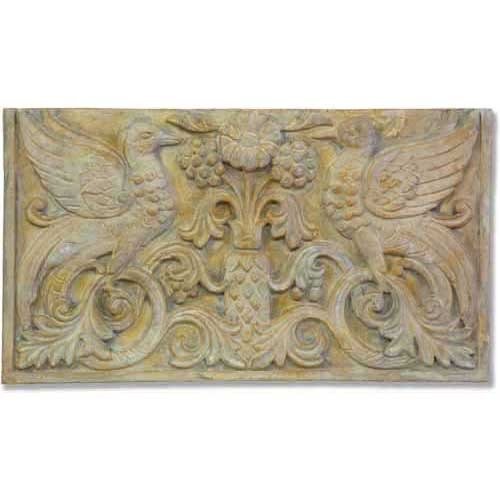 Two Bird Plaque 12.5 Outdoor/Indoor Statue - Bella Statues