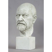 Freud Head On Block 14 Outdoor/Indoor Statue - Bella Statues