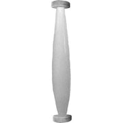 Ornate old world European baluster with classical spindle shape and symmetrical, elongated design.