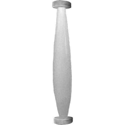 Ornate old world European baluster with classical spindle shape and symmetrical, elongated design.