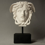 Medusa Head On Base 11 Outdoor/Indoor Statue - Bella Statues