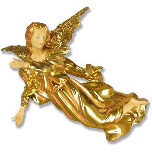 Heavenly Angel with Wings Outdoor Statue (17 - Inch) - Bella Statues