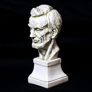 Classical bust sculpture with detailed facial features and beard, set on a square pedestal in Renaissance-inspired style. Different Angle