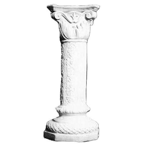 Decorated Pedestal Statue (22 - Inch) - Bella Statues