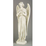 Custom Painted Angel Cari - Cross 25 Outdoor/Indoor Statue - Bella Statues