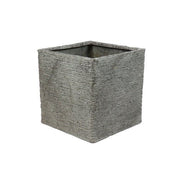 COARSE POT SQUARE MED. 14.5" Outdoor/Indoor Statue - Bella Statues