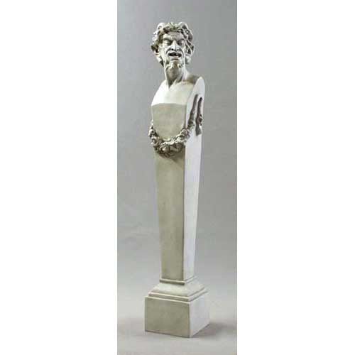 Lifesize Satyr Terminus 69 Outdoor/Indoor Statue - Bella Statues