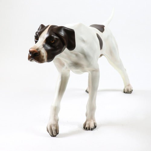 Custom Painted Lifesize Pointer 51 W Outdoor/Indoor Statue - Bella Statues