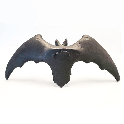 Bat wall decor with outstretched wings, featuring Gothic and medieval-inspired ornate detailing and dramatic silhouette. Different Angle
