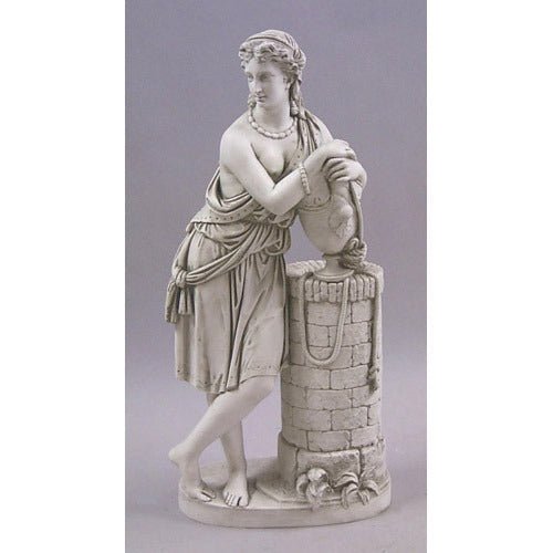Lifesize Elizabeth At The Well 42 Outdoor/Indoor Statue - Bella Statues