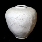 Crane Pot 20 Outdoor/Indoor Statue - Bella Statues