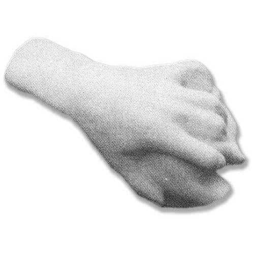 Classical Greek-style sculpted hand with defined fingers and smooth, realistic contours, reminiscent of Renaissance art.