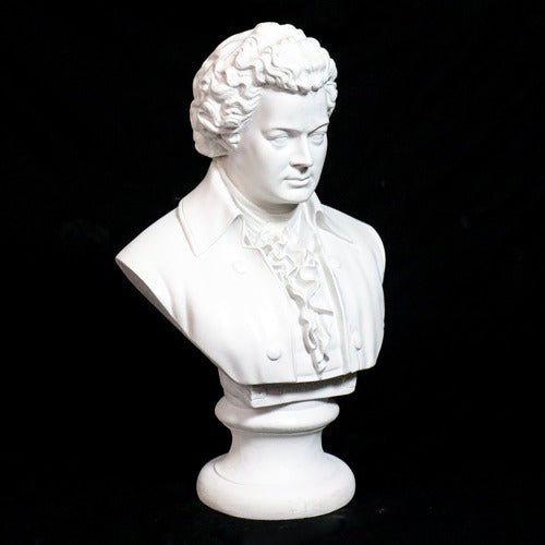 Mozart Bust Medium 17 H Outdoor/Indoor Statue - Bella Statues