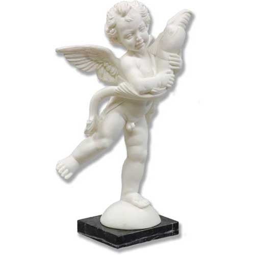 Puttino By Verrocchio Outdoor/Indoor Statue - Bella Statues