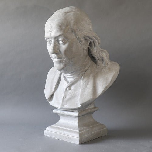 Franklin Bust by Houdon 23 Outdoor/Indoor Statue - Bella Statues