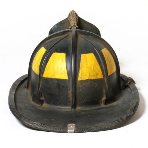 Custom Painted Fireman Helmet Outdoor/Indoor Statue - Bella Statues