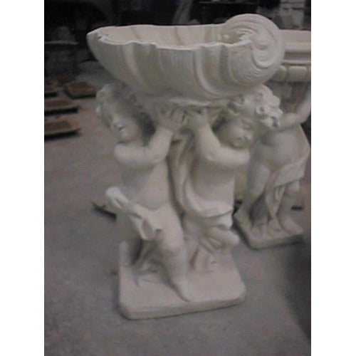 Cherubs with Planter Outdoor Statue (36-Inch)