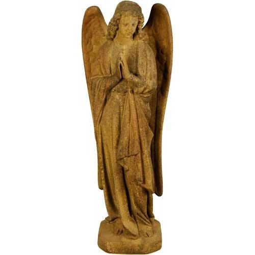 Innocent Praying Angel Outdoor Statue (25 - Inch) - Bella Statues