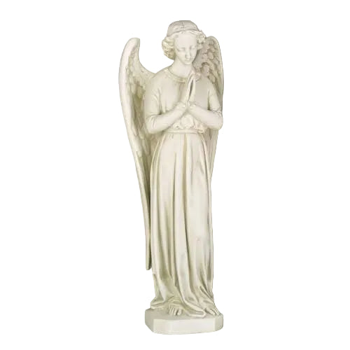 Prayer Angel With Wings Outdoor Statue (25-Inch)