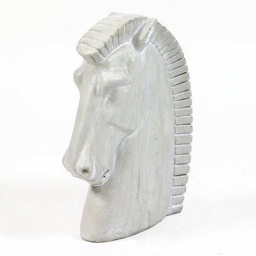 Deco Horse Head No Base Outdoor/Indoor Statue - Bella Statues