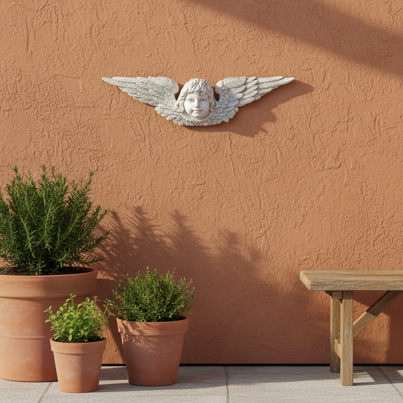 Angel Facade Religious Statue (42-Inch)
