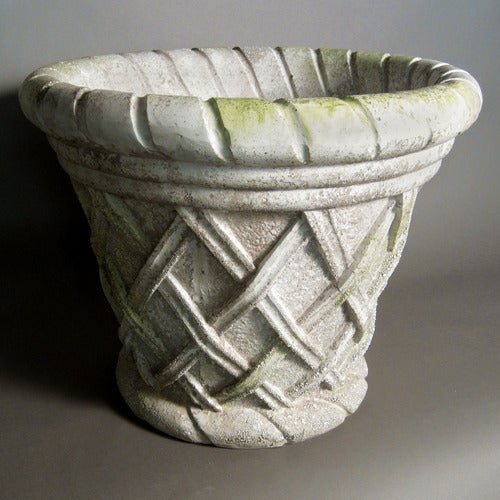 16 Basket Weave 12.5 H Outdoor/Indoor Statue - Bella Statues