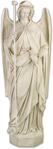 Large Winged Church Angel Outdoor Statue (58 - Inch) - Bella Statues
