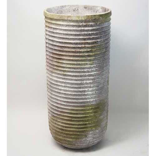 Lifesize Arch.Ribbedcyli 44 Outdoor/Indoor Statue - Bella Statues