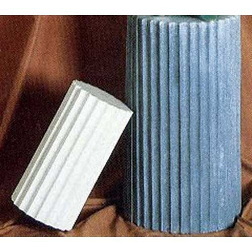 Fluted Shaft Outdoor Statue (6-Inch)