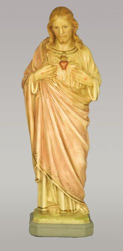 Custom Painted Sacred Heart - 16" Outdoor/Indoor Statue - Bella Statues