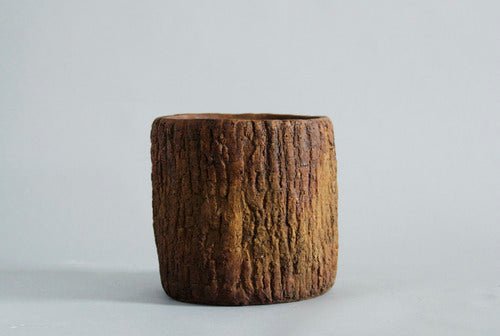 Oak Bark Planter Small Outdoor/Indoor Statue - Bella Statues