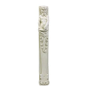 Ornate old world European architectural corbel featuring a classical female figure with Baroque and Renaissance detailing.