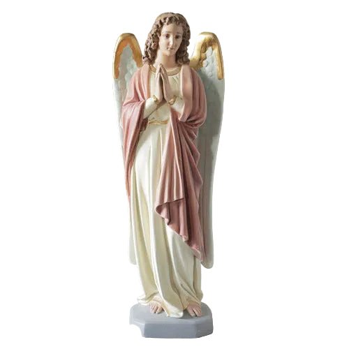 Innocent Standing Angel Statue With Praying Hands Outdoor Statue (25 - Inch) - Bella Statues