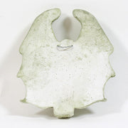 Gothic gargoyle statue with bat-like wings, crouched posture, and ornate old world European detailing. Different Angle