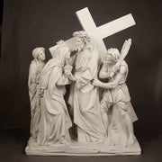 Lifesize Jesus Meets His Mother Station 4 Outdoor/Indoor Statue - Bella Statues