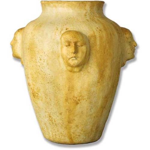 Four Face Pot 21 H Outdoor/Indoor Statue - Bella Statues