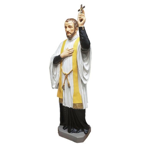 Custom Painted Lifesize Saint Francis Xavier 68" H Outdoor/Indoor Statue - Bella Statues