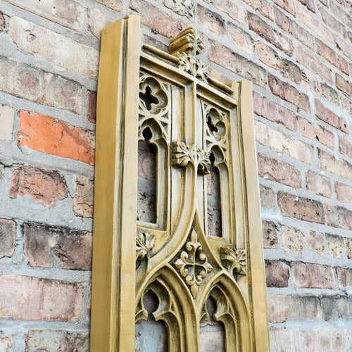 Exeter Tracery Panel Outdoor Plaque (13.0-Inch)