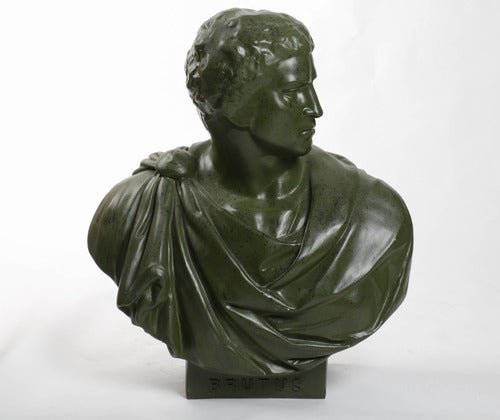 Brutus Robed Bust 33 Outdoor/Indoor Statue - Bella Statues