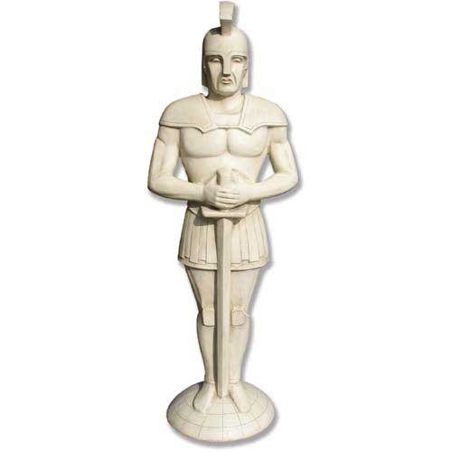 Lifesize Roman In Armor Award Outdoor/Indoor Statue - Bella Statues