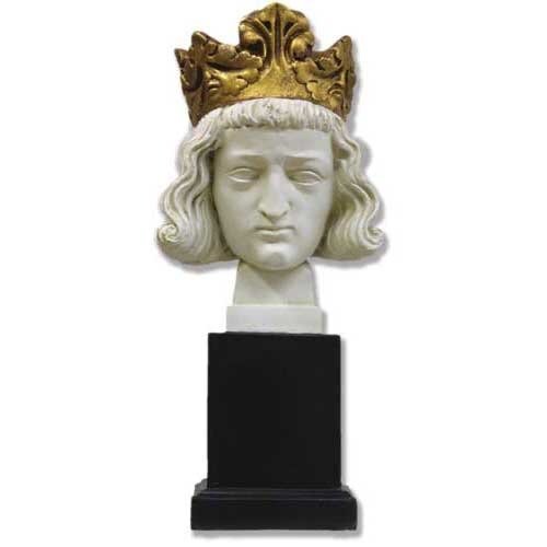 Saint Louis Bust Outdoor/Indoor Statue - Bella Statues